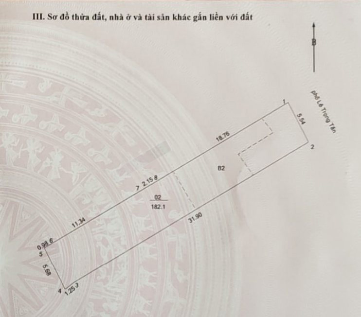 Mặt phố Lê Trọng Tấn, Thanh Xuân, 182 m2x 7T, MT 5.6, vuông đẹp.